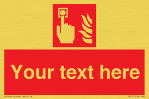 Custom Fire Alarm call point